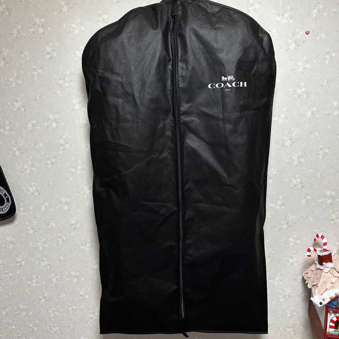 coach レディース　トレンチコート　ネイビーS