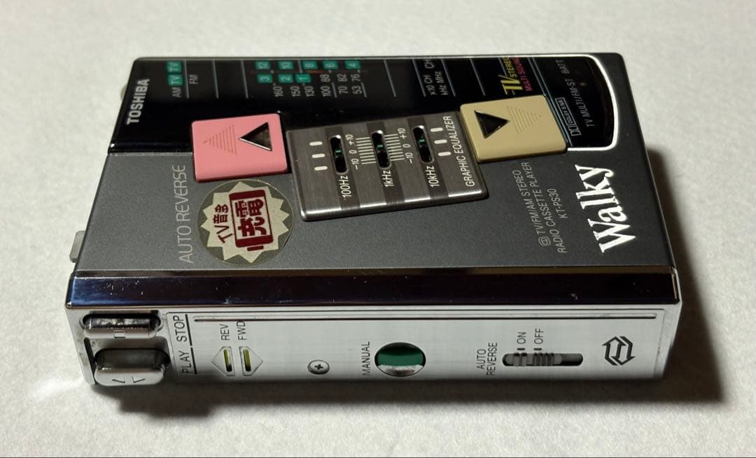 ジャンク　東芝　ラジオカセットプレーヤー　walky KT-PS30