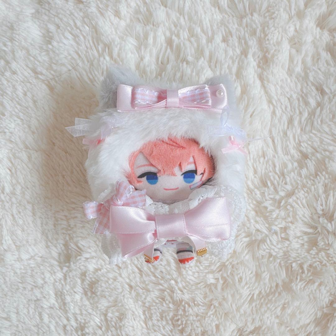 【かりんとう】にじぱぺっと ぬい服 10cm 帽子 被り物 着ぐるみ
