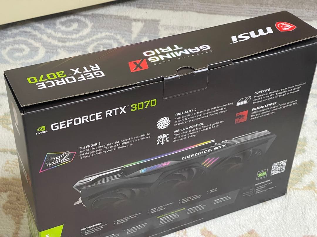 j*y様 MSI GeForce RTX 3070 グラフィックボード 8GB