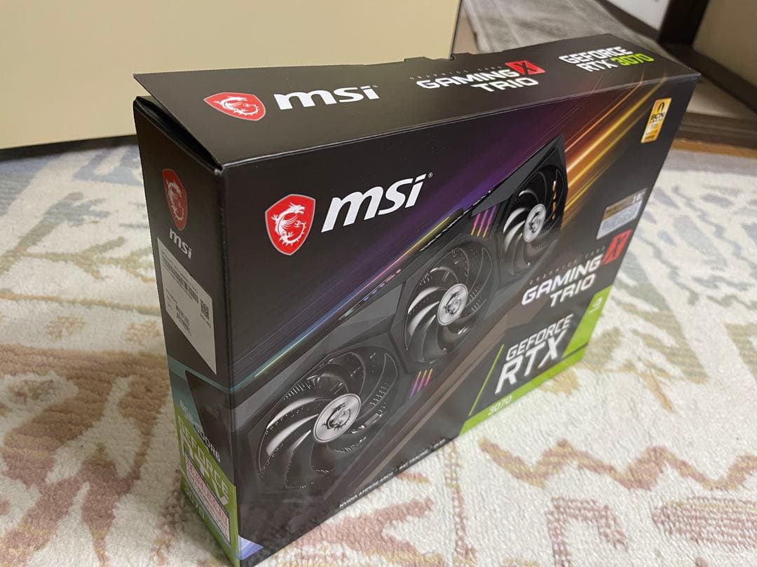 j*y様 MSI GeForce RTX 3070 グラフィックボード 8GB