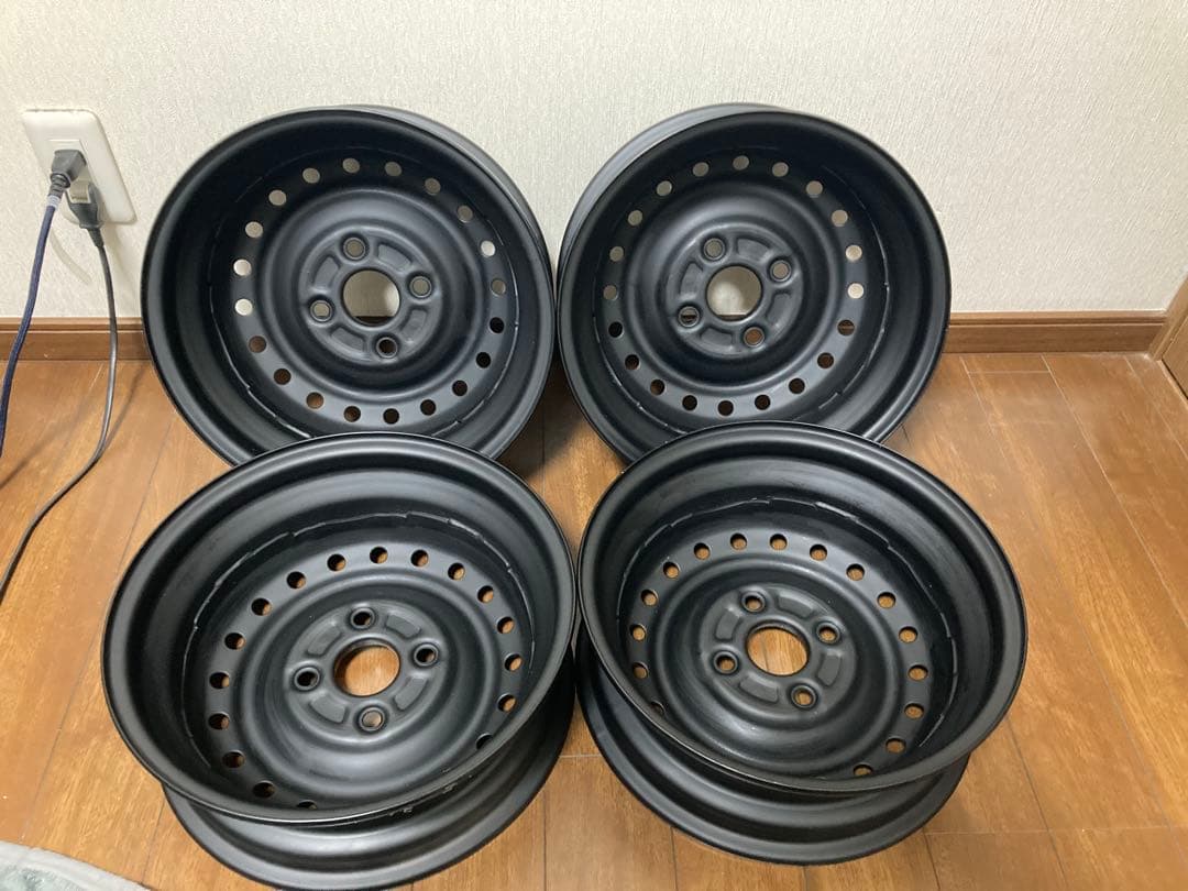 希少•トヨタパッソ純正鉄ちんホイール13インチ　　 4本セット＋おまけ有り
