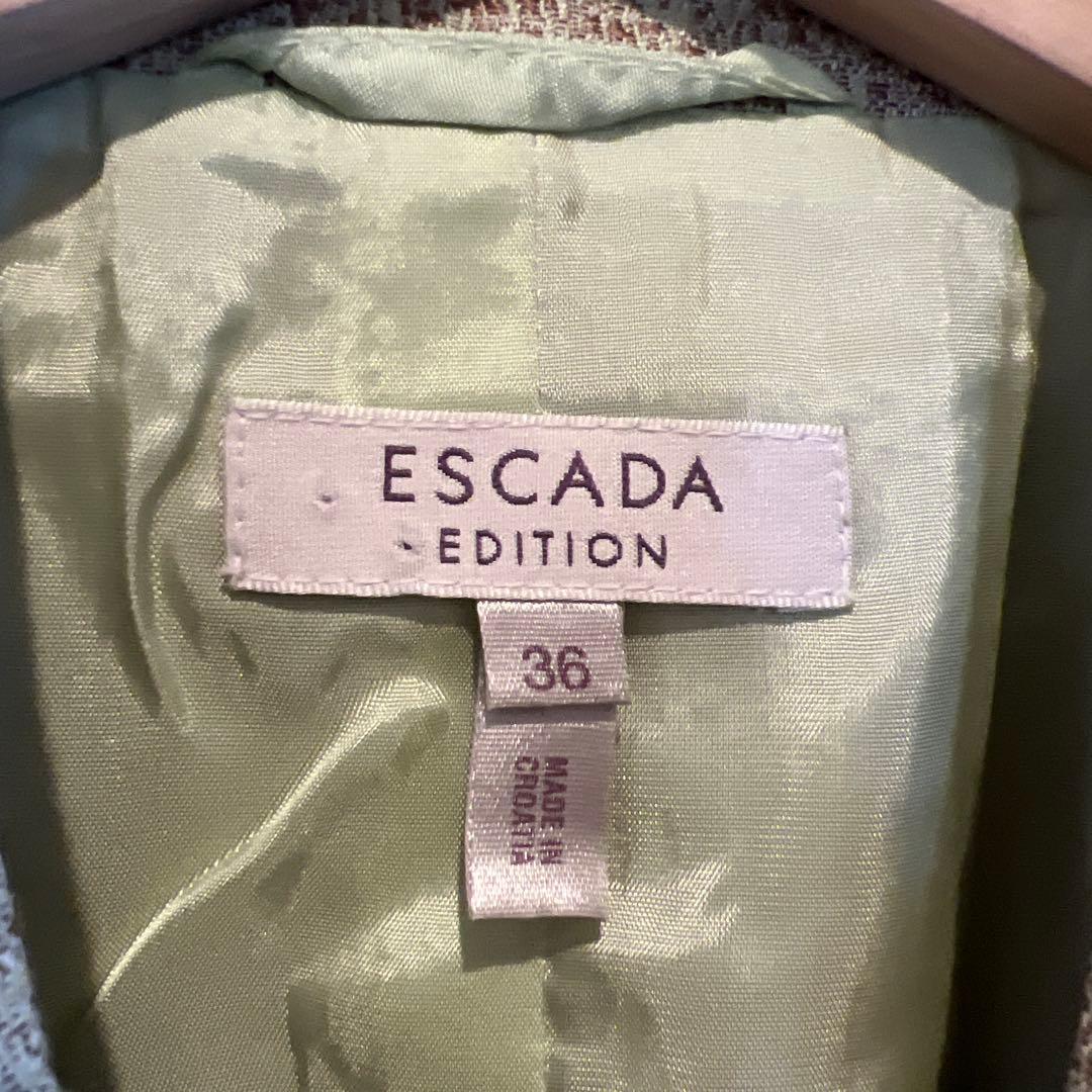 極美品✨【エスカーダ】ESCADA テーラードジャケット　Sサイズ