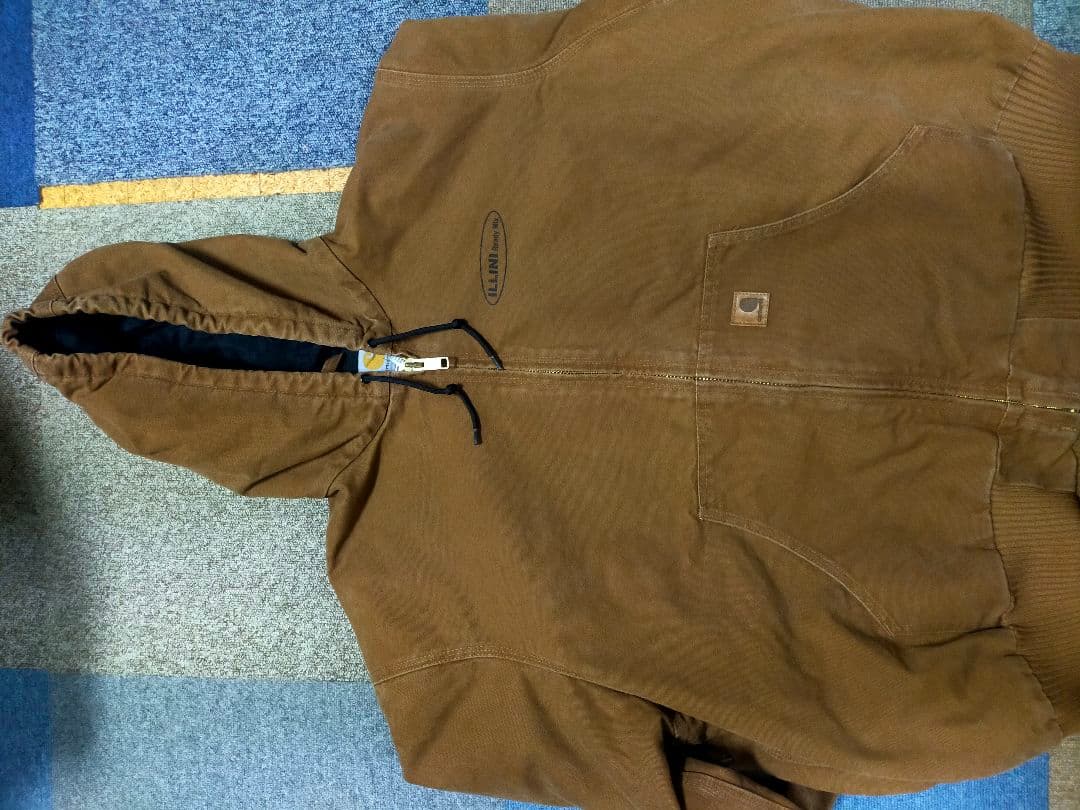 Carhartt　企業ロゴ　ダック生地パーカー　【2XL】