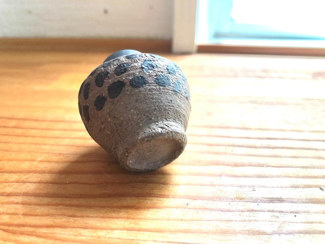【タイ・骨董】宋胡録（スンコロク）鉄斑紋 小壺（1301年~1600年）