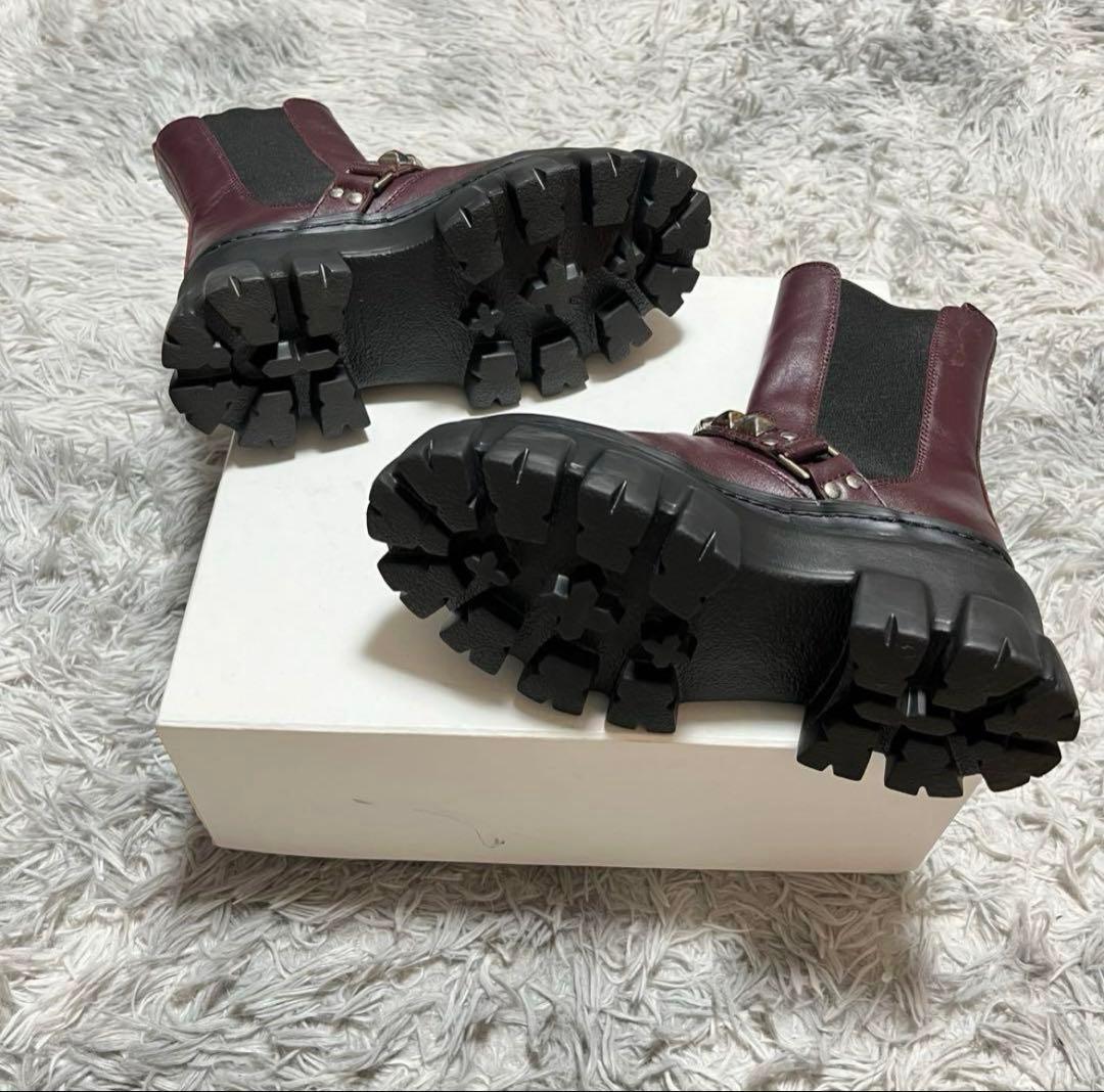 【美品】HYSTERIC GLAMOUR 超厚底×スタッズ〈定価39,600円〉