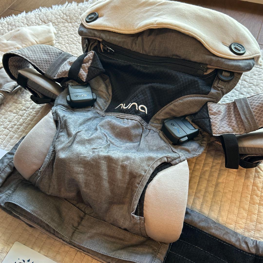 NUNA cudl 抱っこ紐 ベビーキャリア　カドル　SOFTENED シャドウ