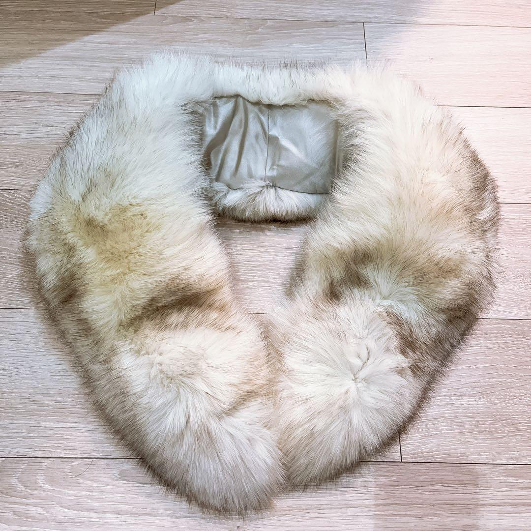 新品！サガフォックス　ブルーFOX　成人式ショール　SAGAFOX