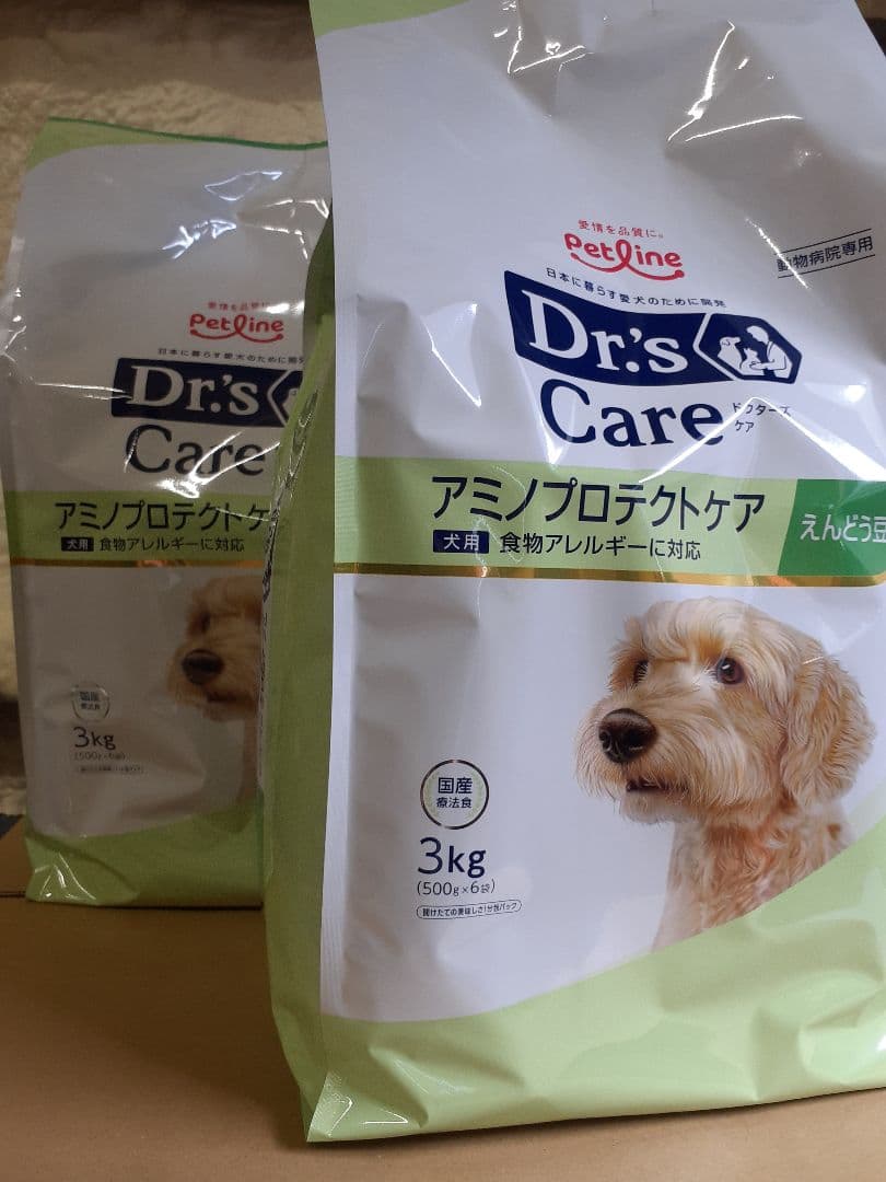 hiro2.rui10様ドクターズ犬療法食アミノプロテクトえんどう豆3kg×2袋