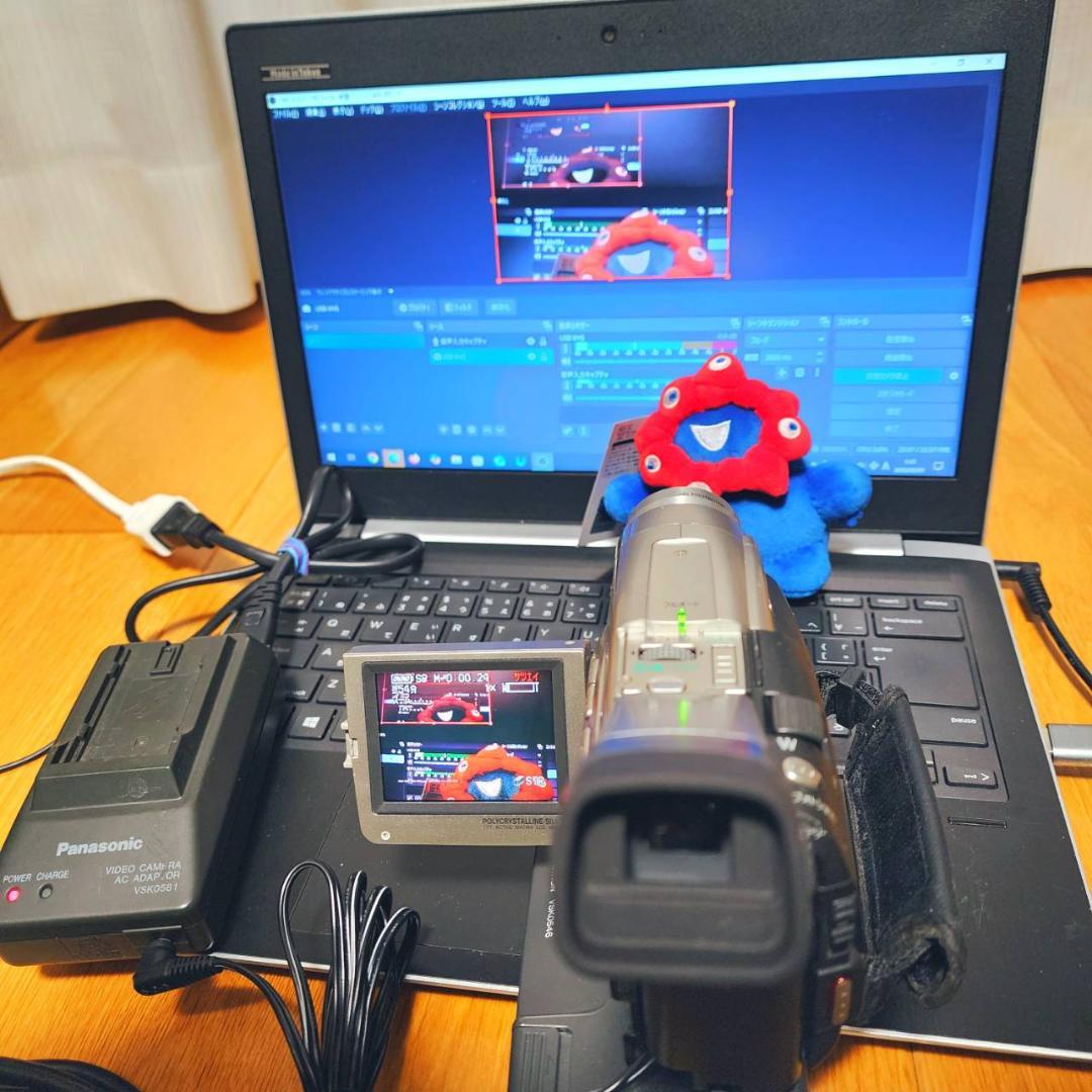 【動作確認済】高画質 Panasonic MiniDV ビデオカメラ セット