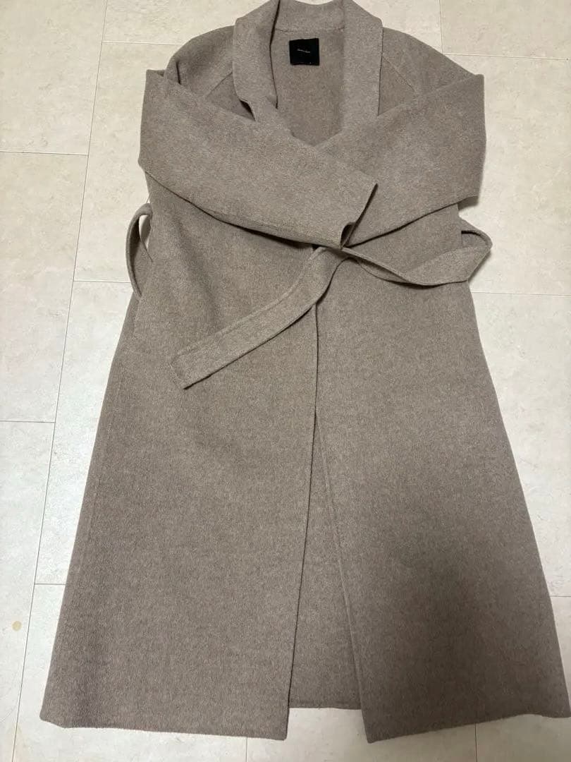 Spick & Span ダブルフェイス ウールコート