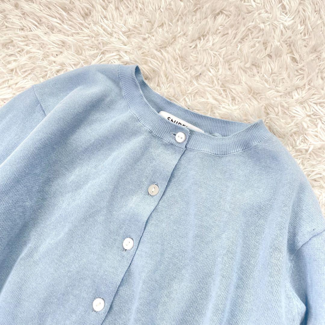 美品✨SNIDEL Sustainableメタルプレートカーディガン　2025