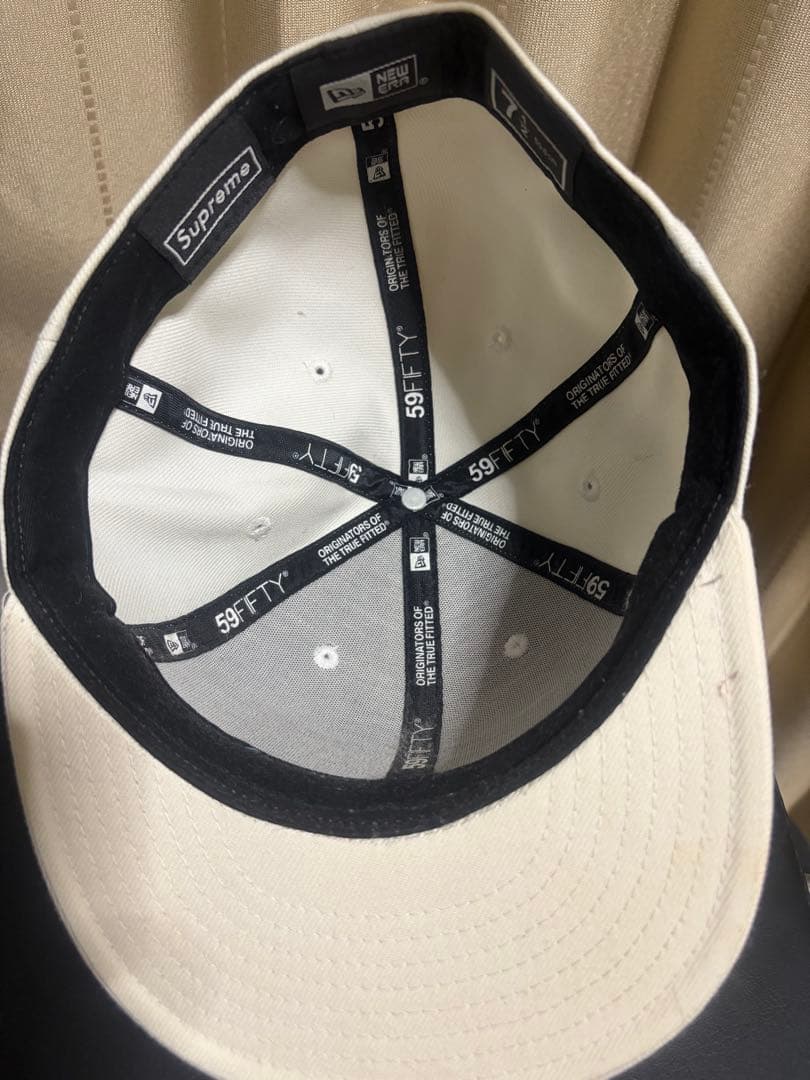 Supreme 59FIFTY ホワイトキャップ 7 1/2