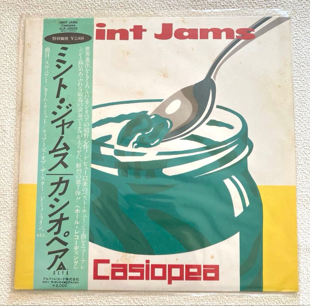 カシオペア　ミント・ジャムス　帯付き　LPレコード