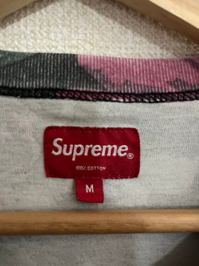 Supreme フラワープリント Tシャツ M