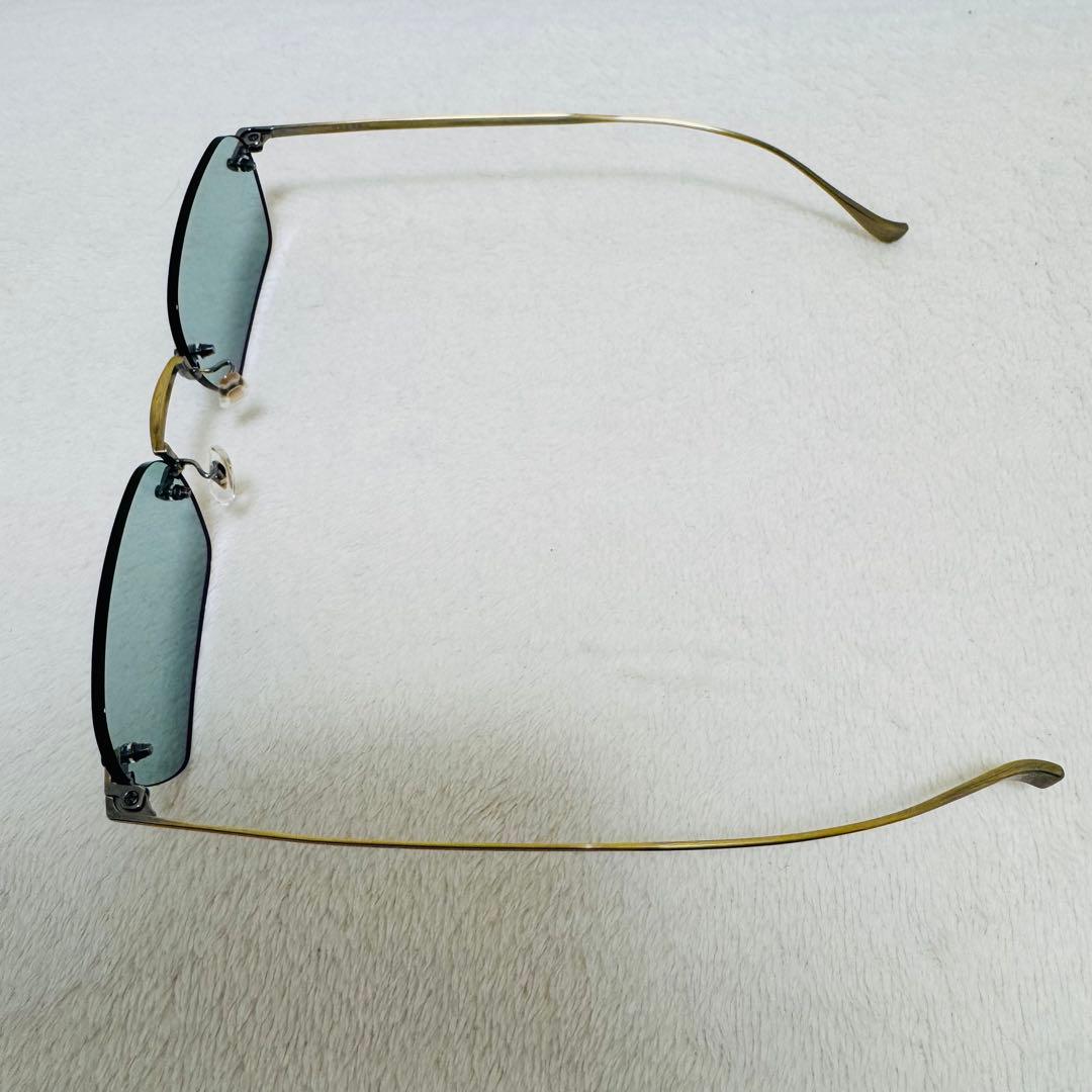 EYEVAN アイヴァン サングラス Grain AG ゴールド リムレス