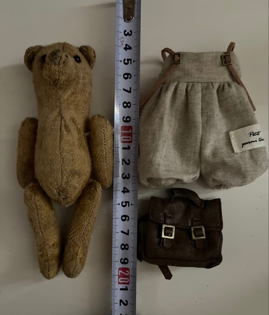 ෆ*⃛様 アンティーク ピーナッツベア ドイツ 約15cm 服は現行品