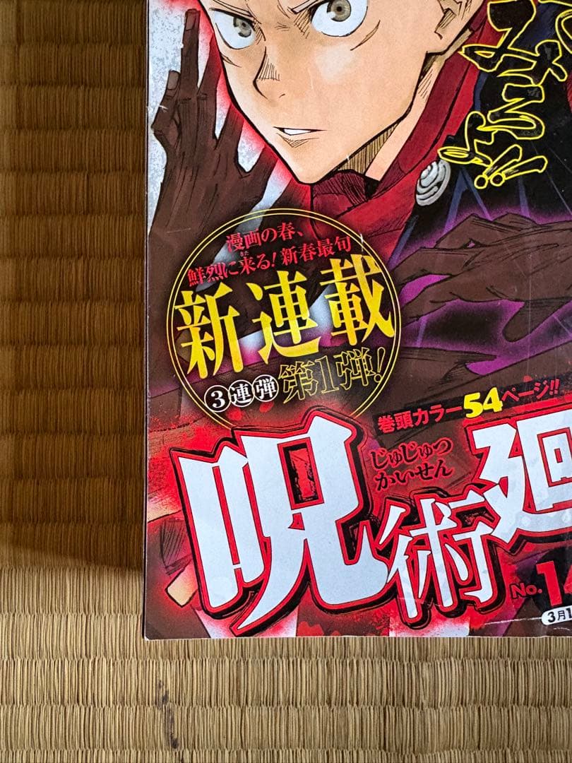 週刊少年ジャンプ2018年14号　呪術廻戦　第1話新連載