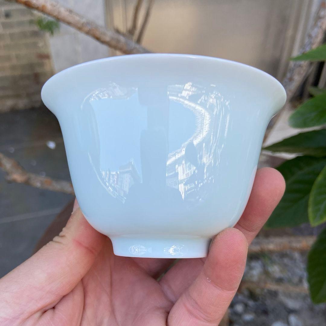 中国茶器 梅花三才蓋碗 茶器 茶道具 煎茶器 新品未使用