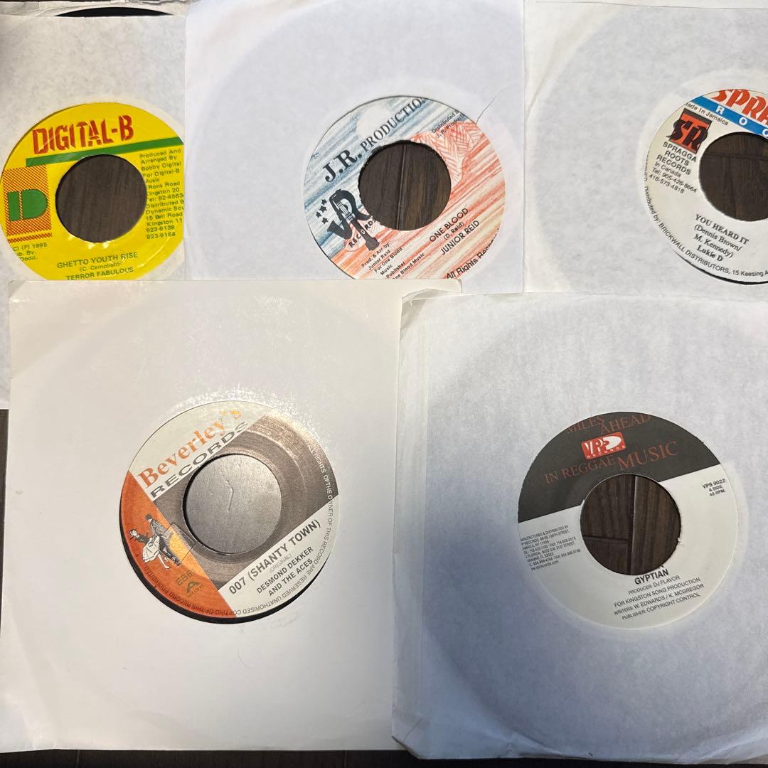 ①レゲエレコード　まとめ売り30枚
