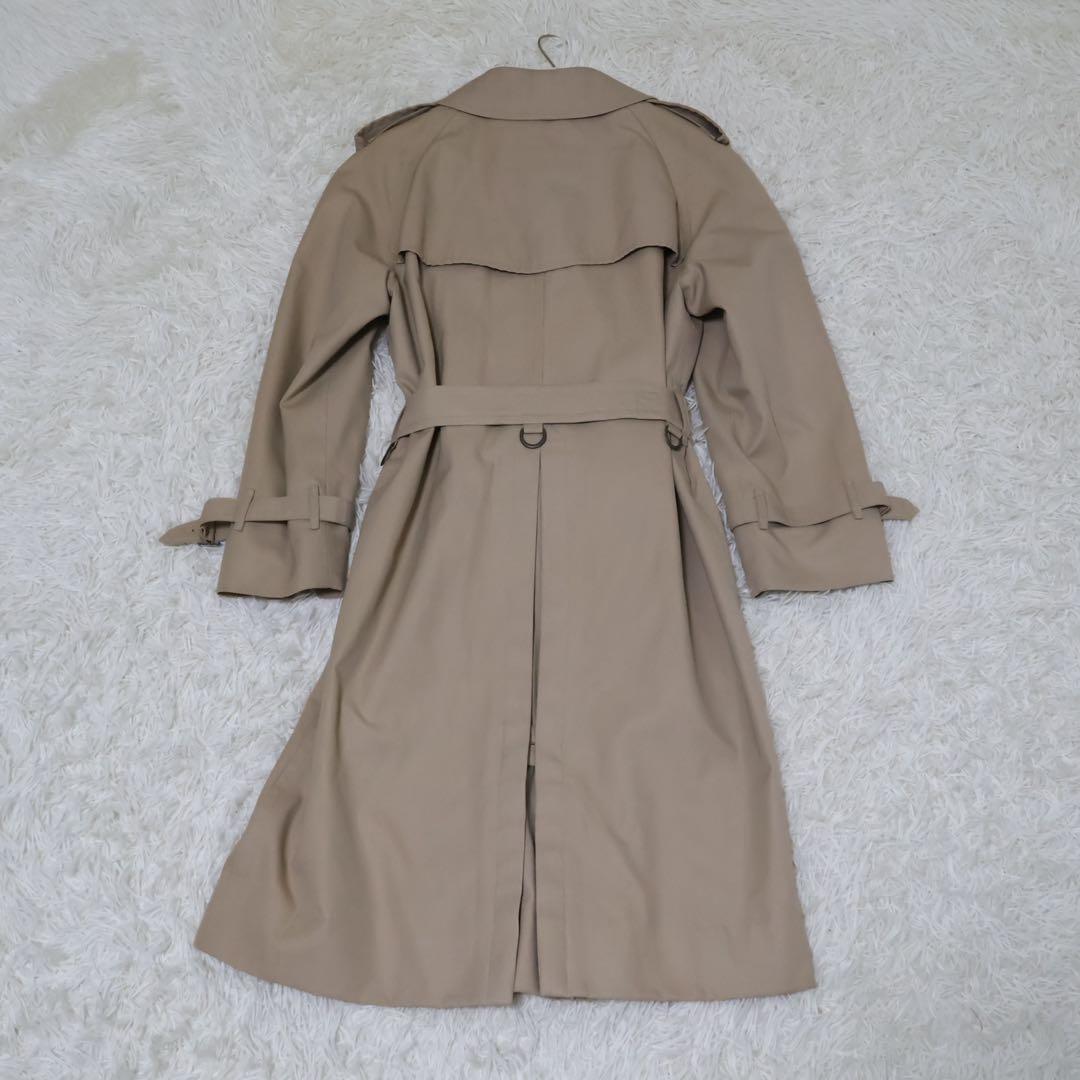 バーバリー　トレンチコート　ベージュ　ノバチェック　ベージュ系