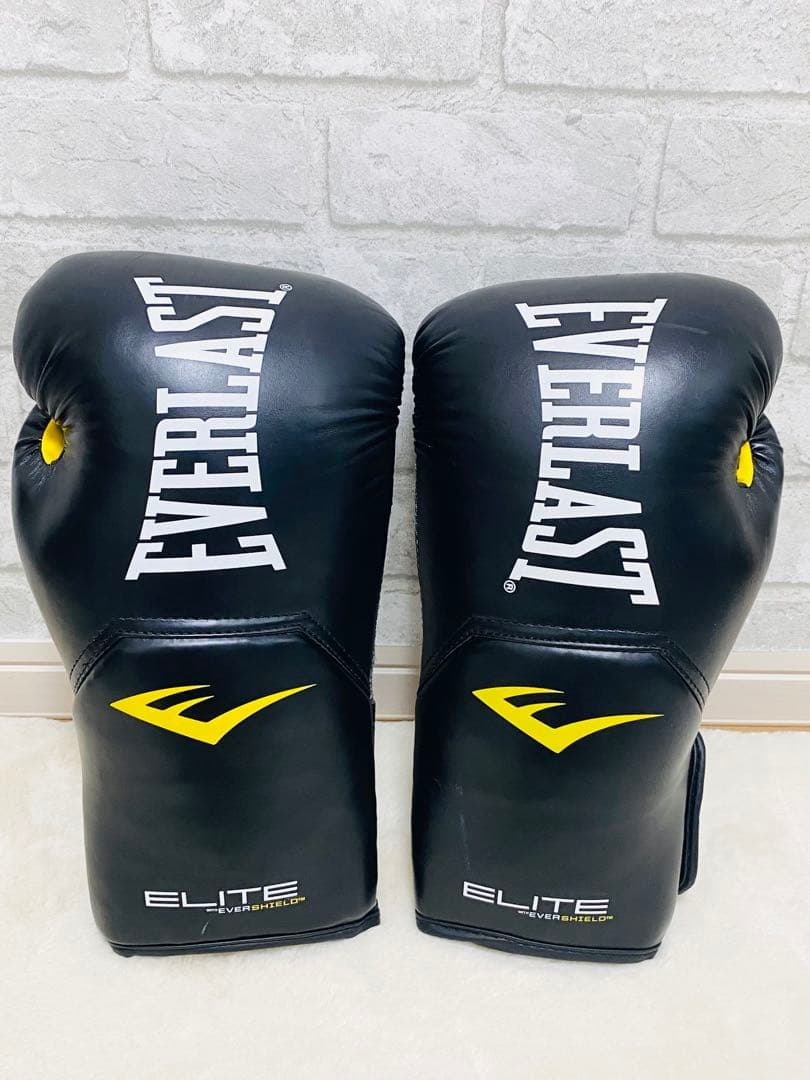 美品 EVERLAST エバーラスト エリートプロスタイル グローブ 14oz