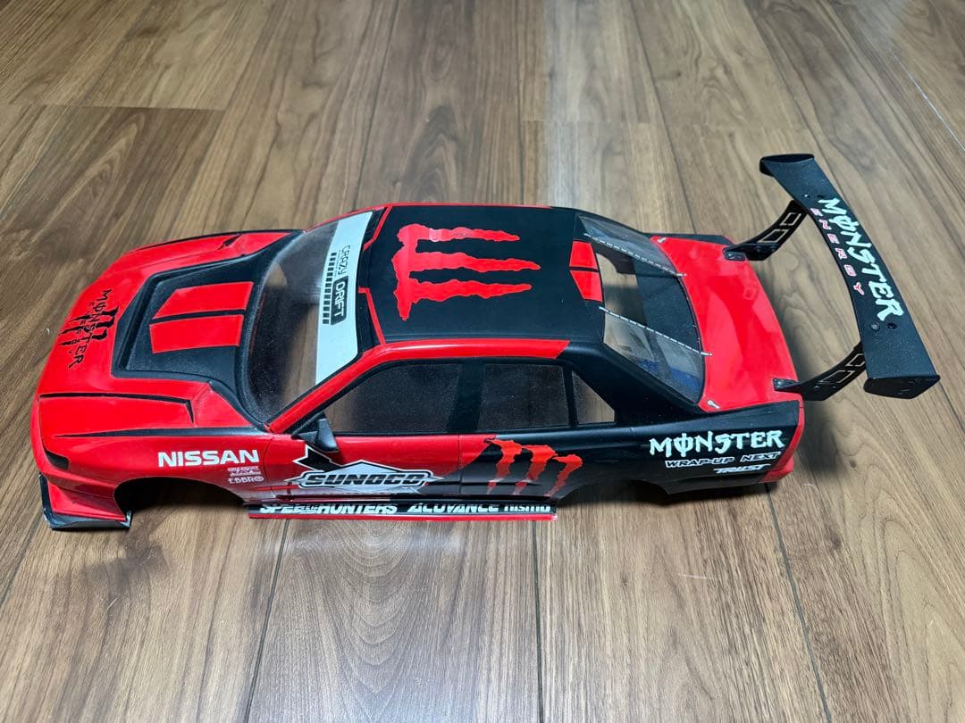 希少 ヨコモ YOKOMO R34スカイライン 4Drボディ 中古