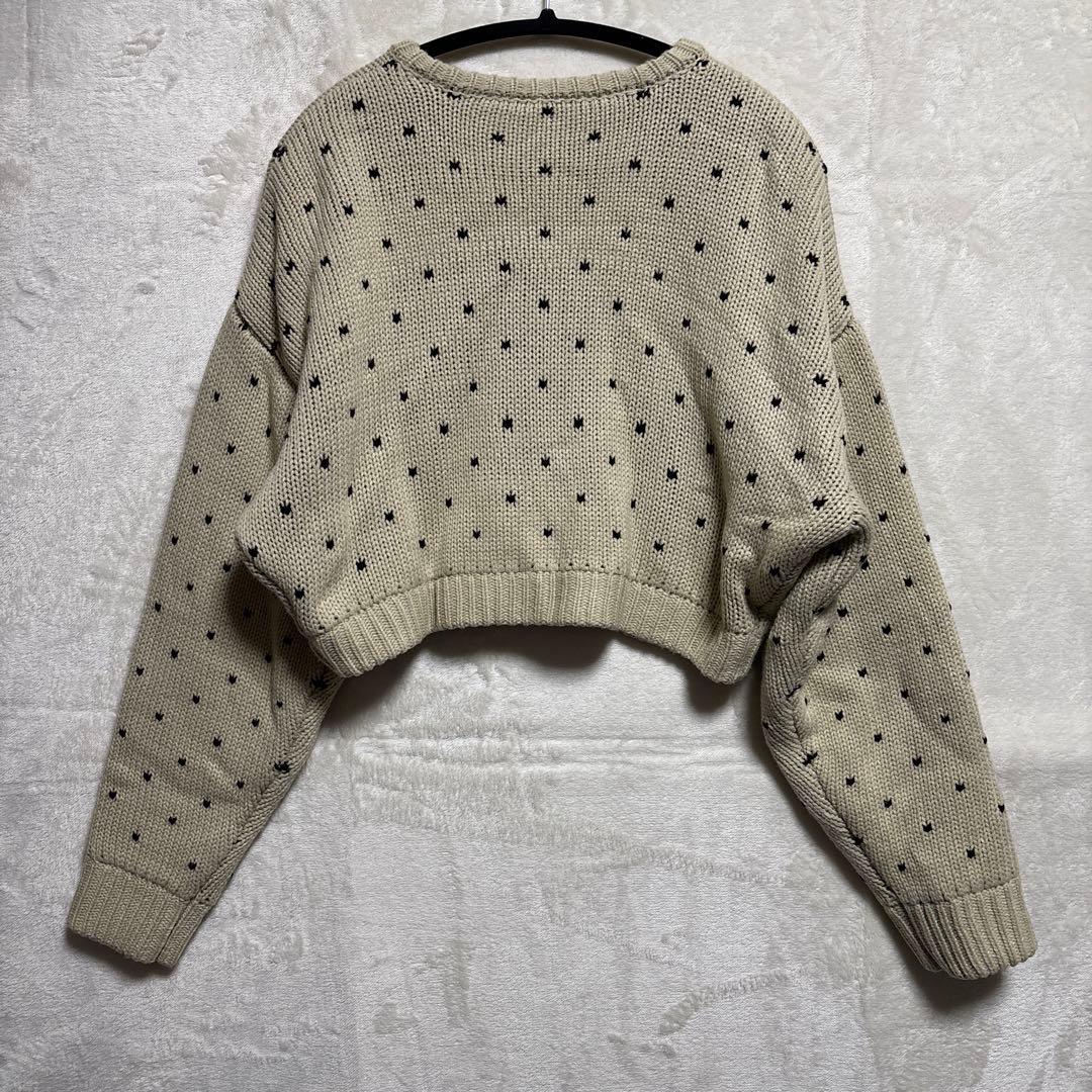 k*a様 【willfully】ハートドット　リバーシブルカーディガン　ニットカ