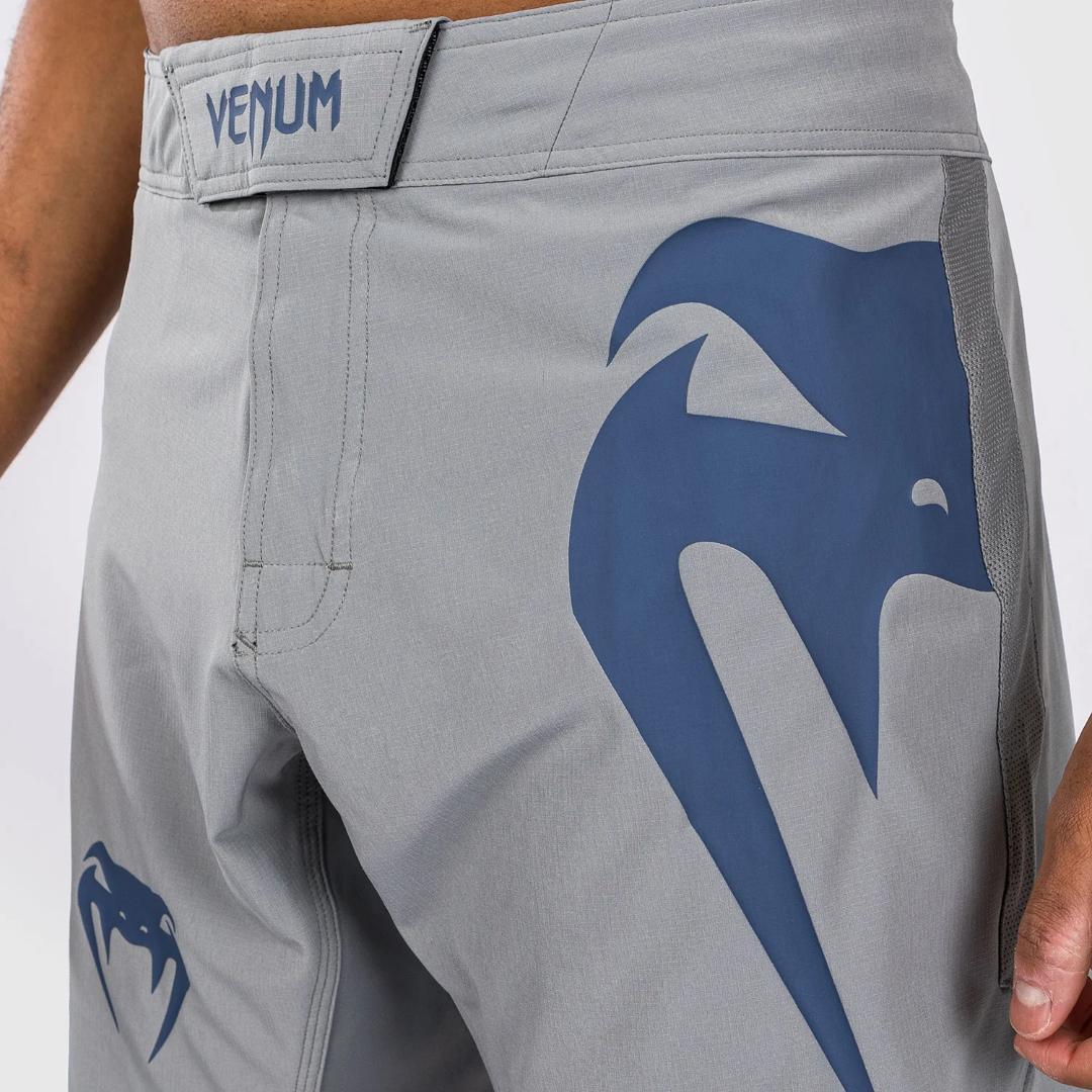 【未使用】Venum ファイトショーツ グレー／ブルー 海外S（日本M〜L）