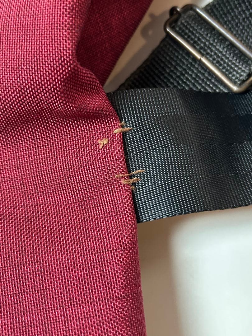 70s 80s Eddie Bauer バッグ　バーガンディ　ドラムバッグ