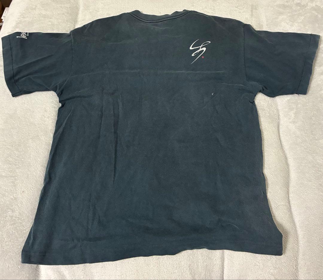 く*ち様 STUSSY 紺タグ 90s Tシャツ Lサイズ USA製 ヴィンテー