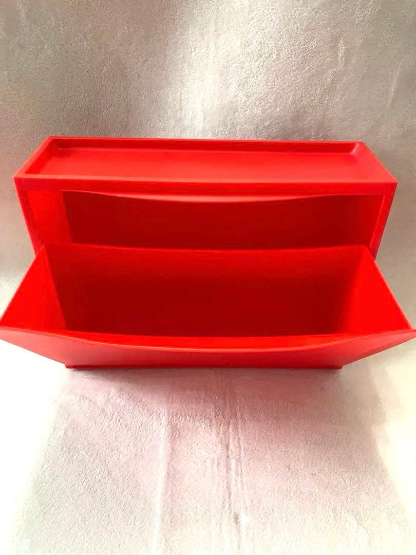 IKEA トローネス 赤 3点セット シューズBOX 収納キャビネット 廃番商品