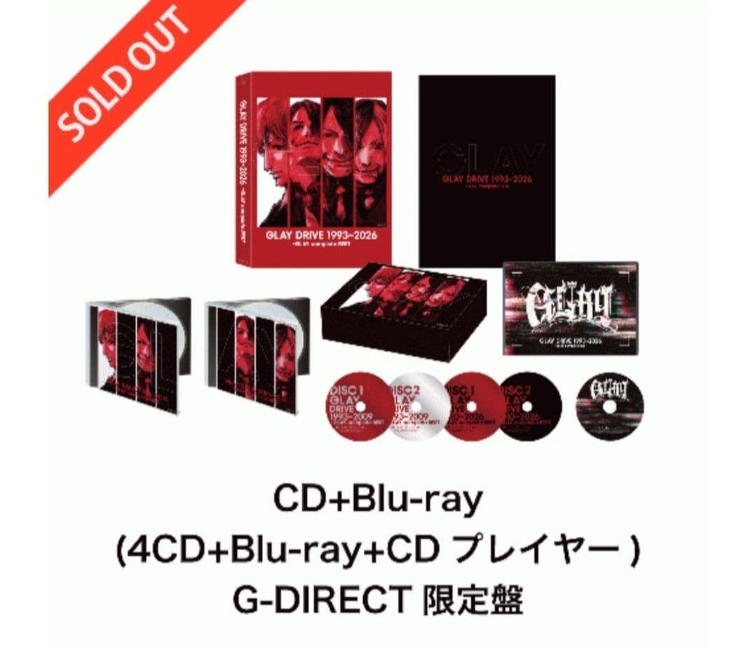 完全限定　DRIVE 1993～2026 -GLAY complete BEST
