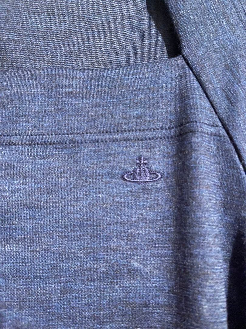 日*9様 美品☆vivienne westwood ネイビー 長袖 ウールワンピ