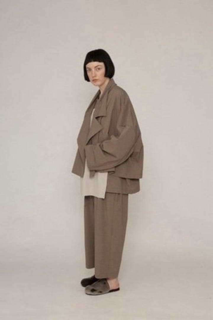 【my beautiful landlet】〈2019SS〉紐トレンチブルゾン