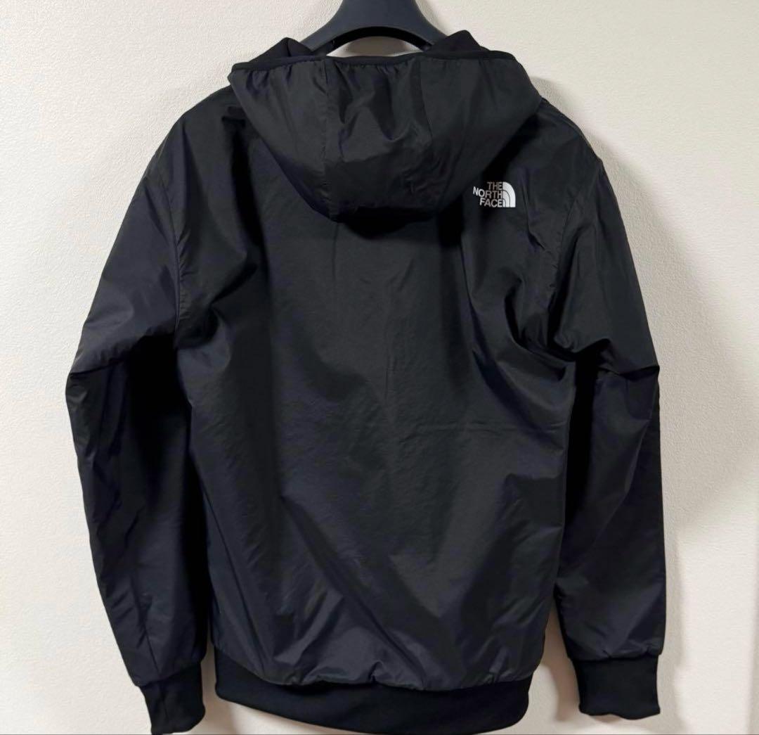 超美品 両面黒THENORTHFACEパーカーXLリバーシブルテックエアフーディ