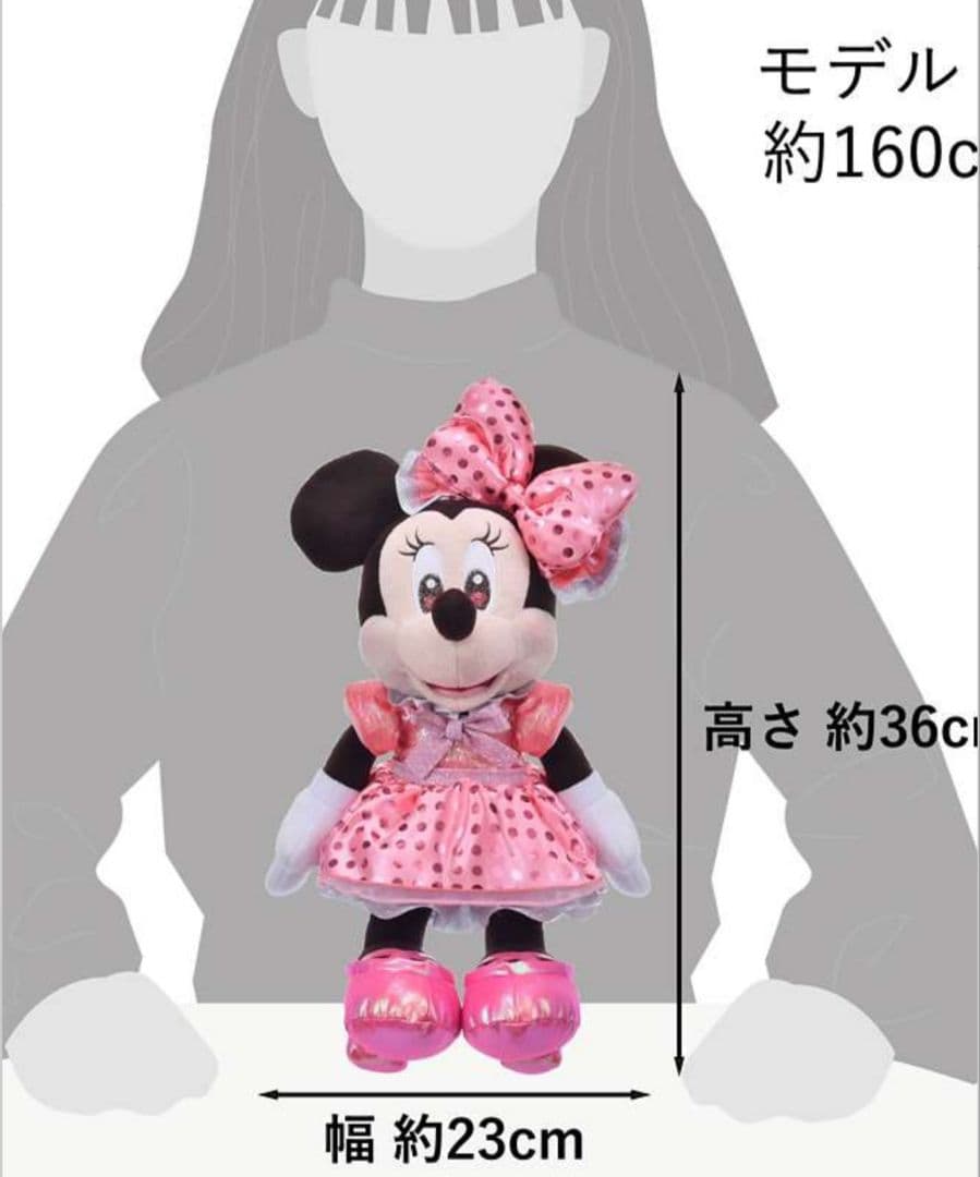 アイドルミニー ぬいぐるみ　ディズニーストア　MINNIEDAY2026