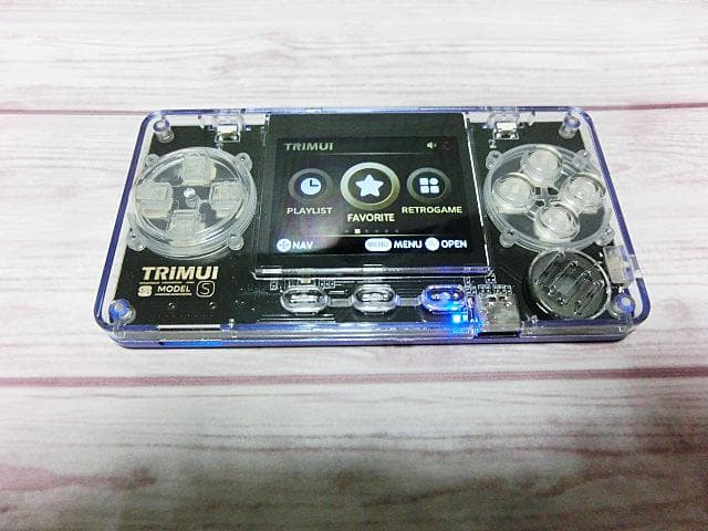 中華エミュレータ TRIMUI MODEL S 青