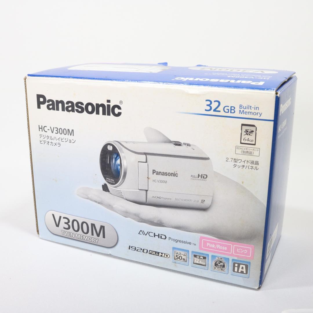 PANASONIC HC-V300M ビデオカメラ ピンク