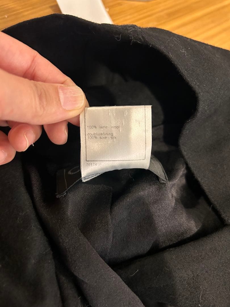 CHANEL 06A ダッフルコート #￼ 34 黒