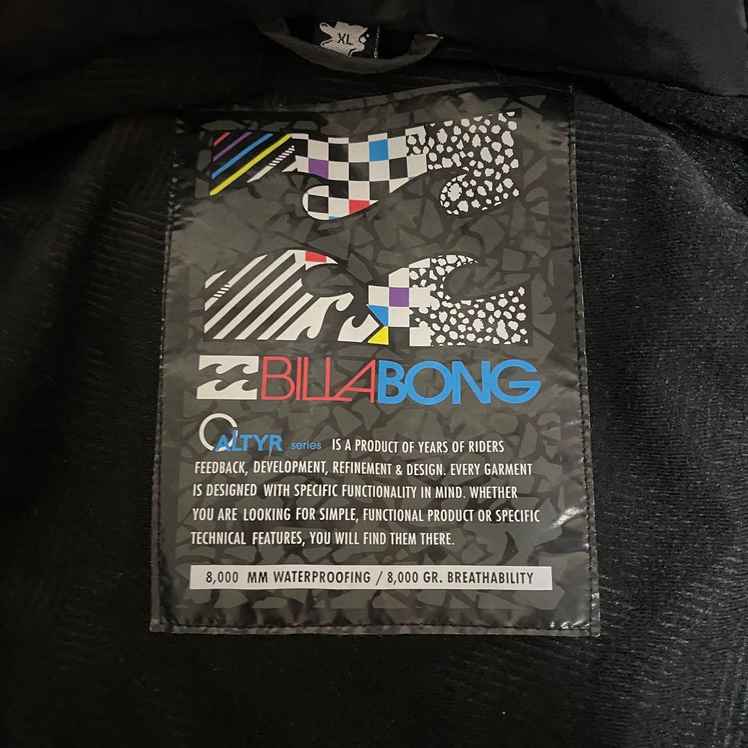 billabongビラボンスキーウェアスノーボードジャケットパーカー緑グリーン黒