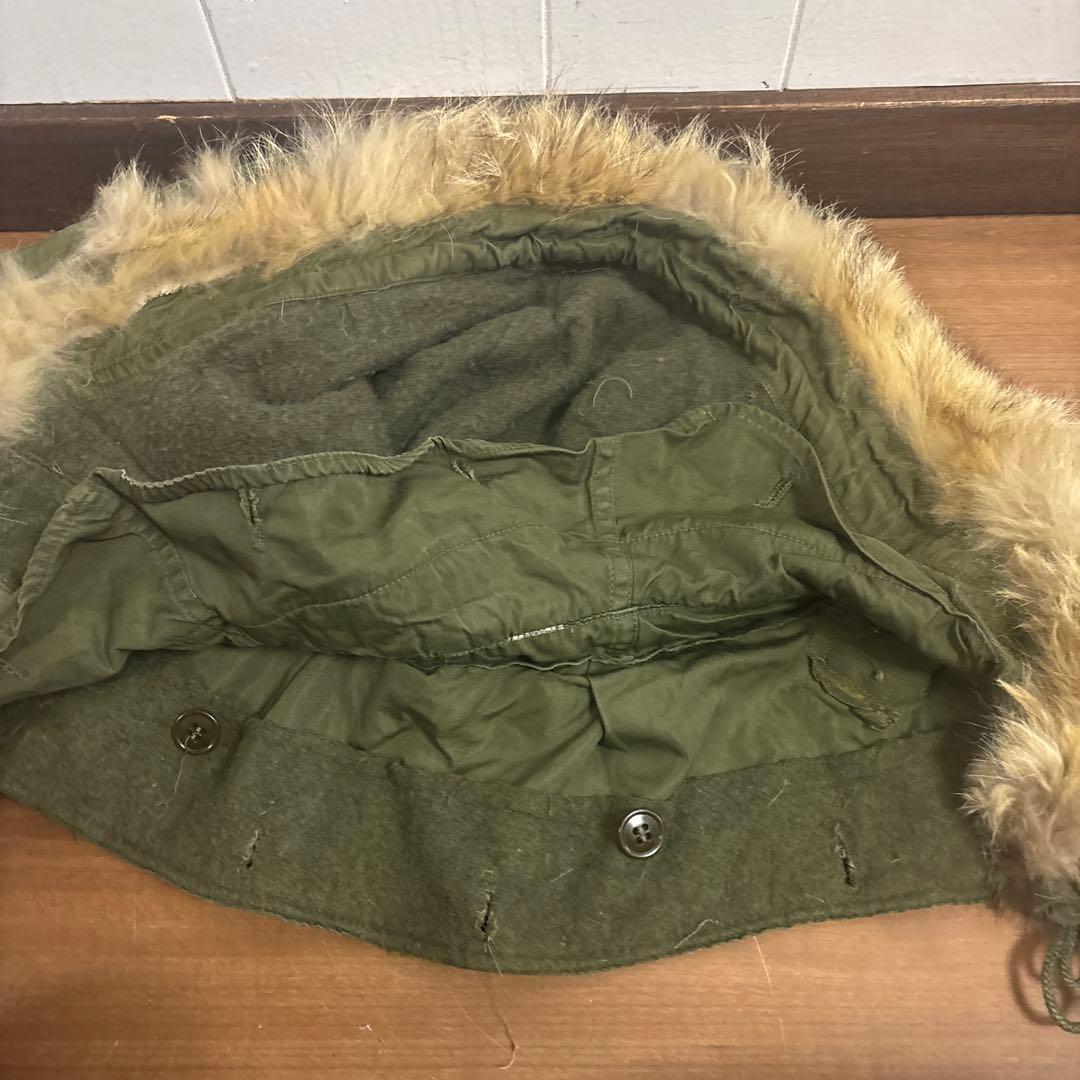 50s 米軍　実物　M51フード　M1951 PARKA コヨーテファ　⑩