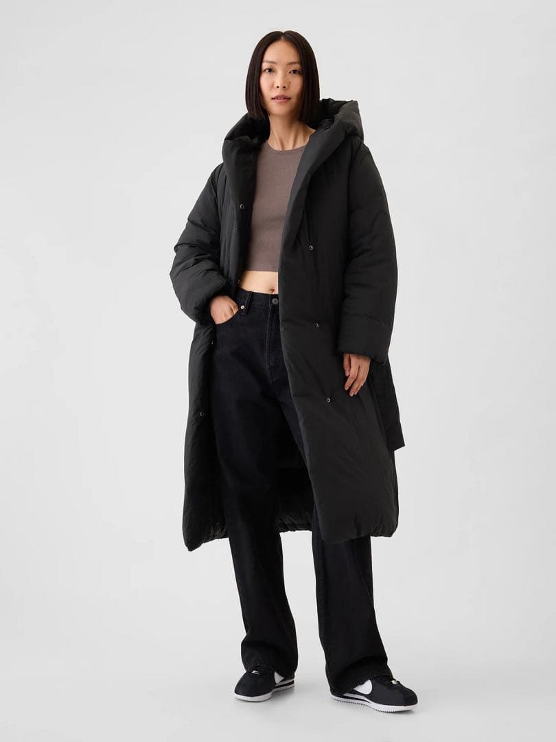 GAP ビッグ　パフコート　size M ダウンコート