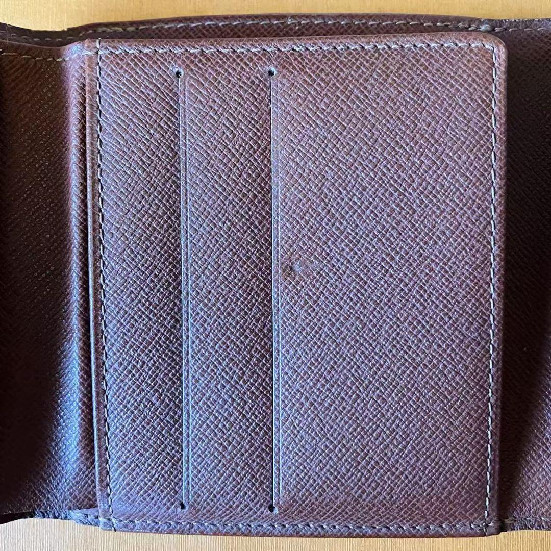 LOUIS VUITTON モノグラム Wホック 三つ折り財布 リペア美品❣️