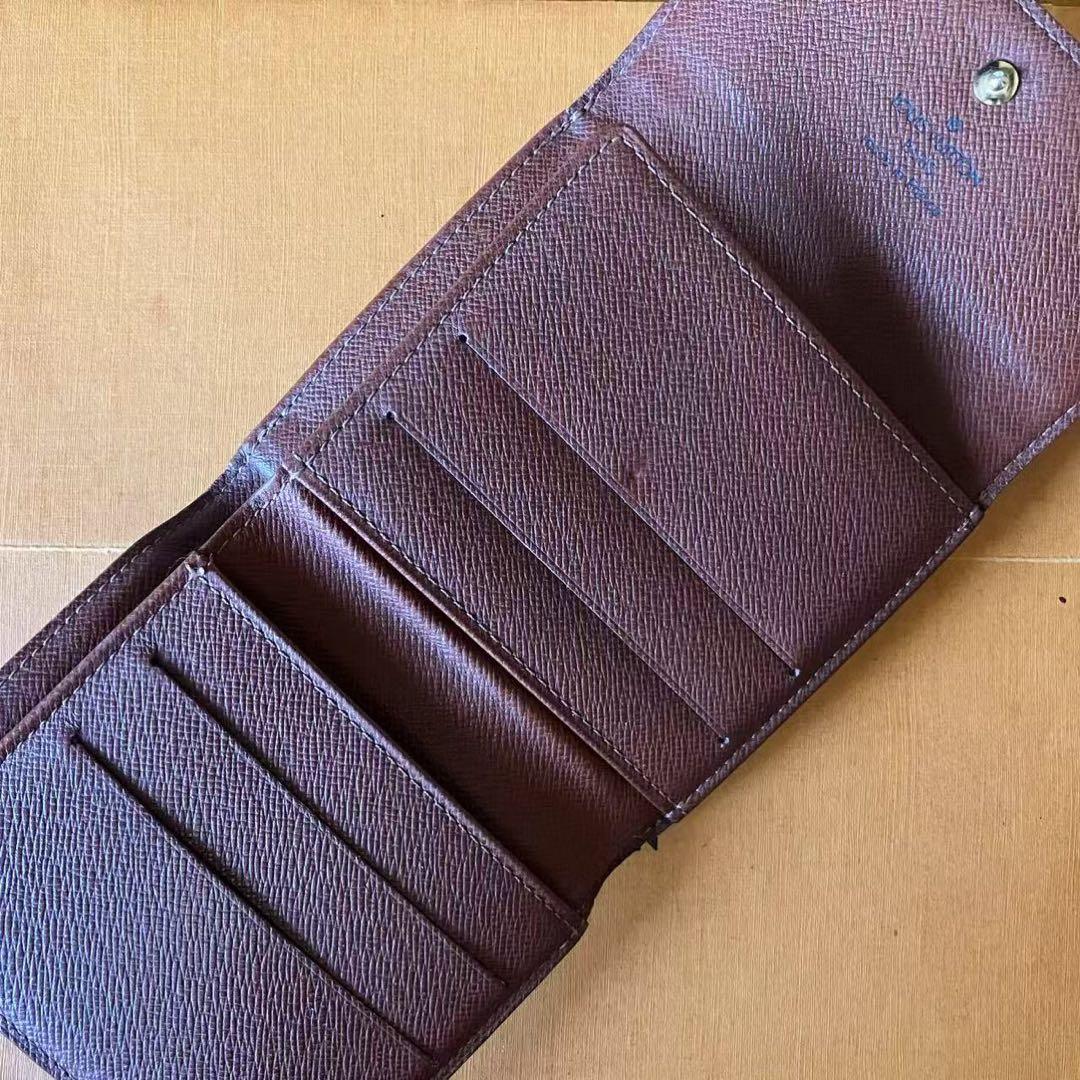 LOUIS VUITTON モノグラム Wホック 三つ折り財布 リペア美品❣️