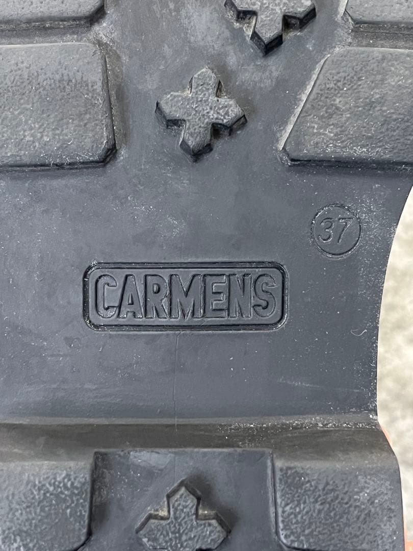 【美品】CARMENS カルメンズ　レザー サイドゴアブーツ 黒　23.5