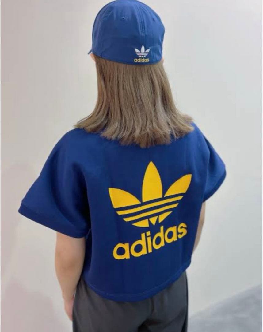 アディカラー クラシックス オーバーサイズ クロップ ポロTシャツ