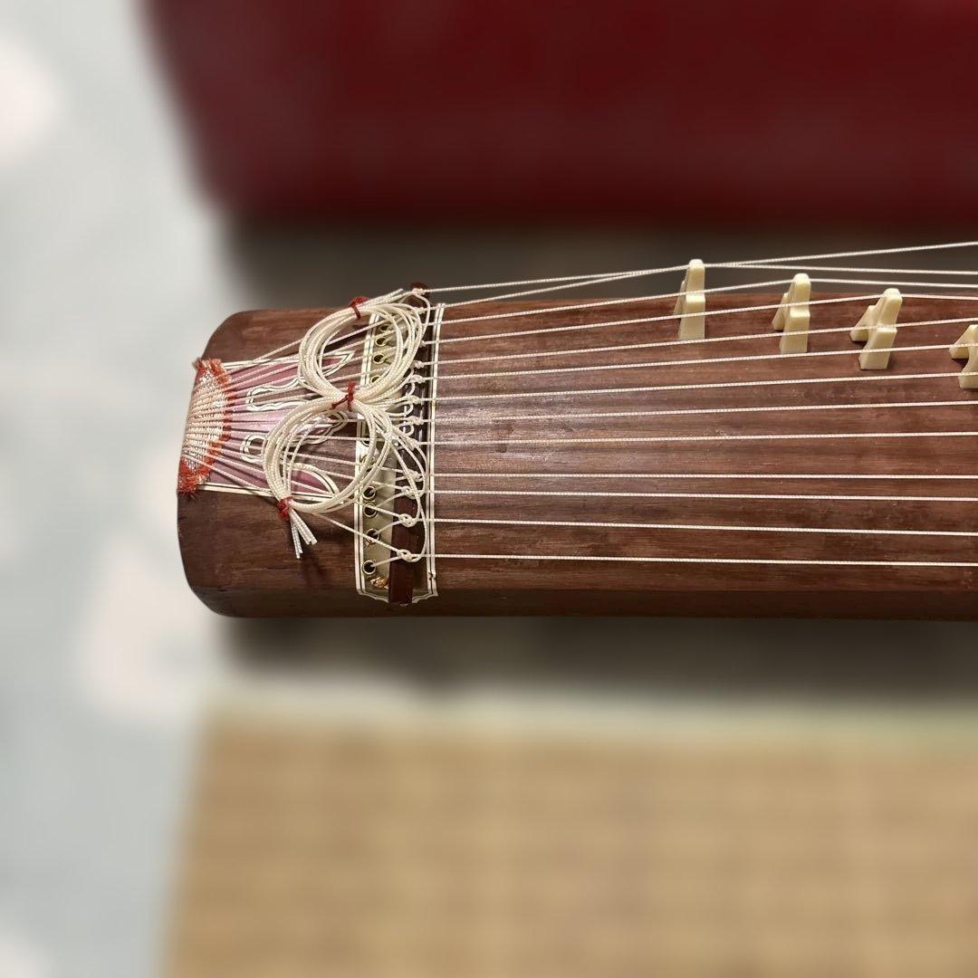 短琴 ミニ琴 箏 和楽器 弦楽器 13弦 約42cm 畳有り