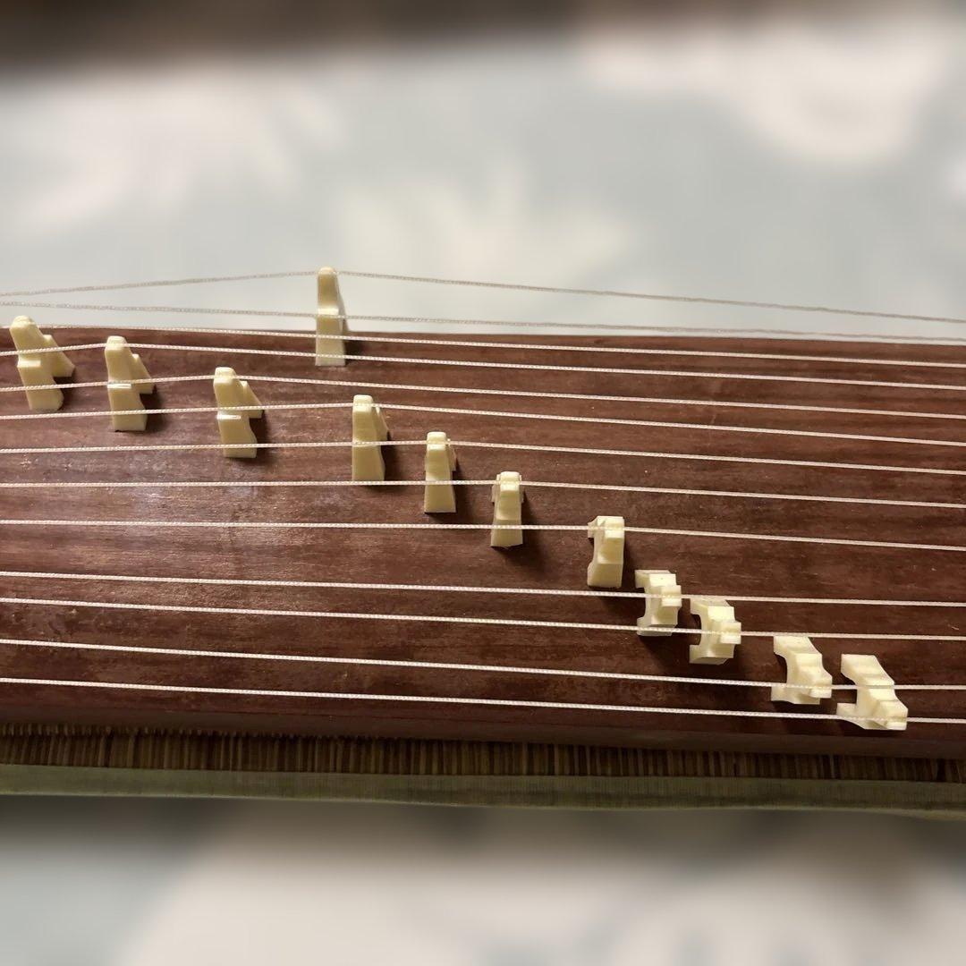 短琴 ミニ琴 箏 和楽器 弦楽器 13弦 約42cm 畳有り