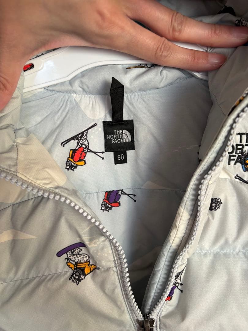 THE NORTH FACE 水色ダウンコート 90サイズ